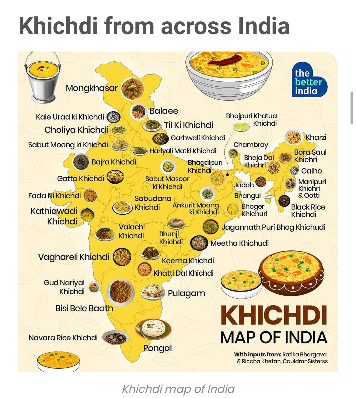 Khichdi Map Of India